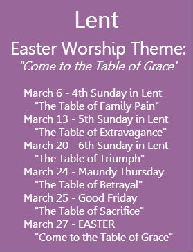 Lent Schedule